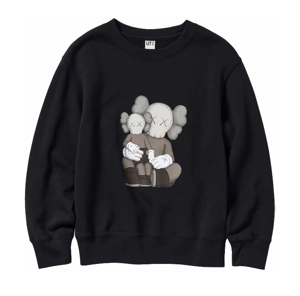 Kaws Uniqlo Sweatshirt Kids Black